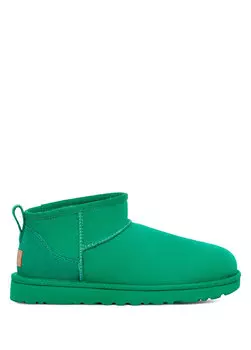 Классические ультрамини зеленые женские ботинки Ugg