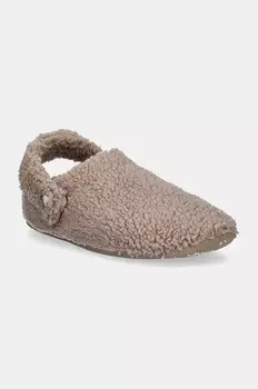 Классические уютные тапочки Crocs, бежевый