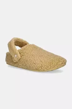 Классические уютные тапочки Crocs, бежевый