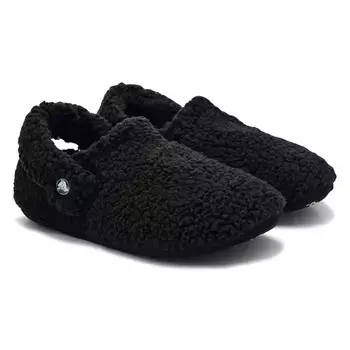 Классические уютные тапочки Crocs, черный