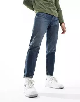 Классические узкие джинсы ASOS темного цвета