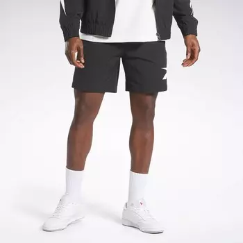 Классические векторные тканые шорты Reebok, черный