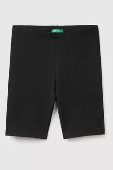 Классические велосипедки с логотипом Benetton, черный