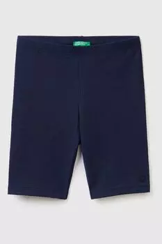 Классические велосипедки с логотипом Benetton, синий