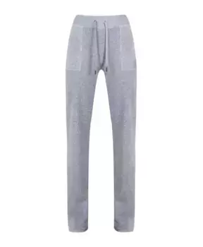 Классические велюровые спортивные штаны Del Rey Juicy Couture, серый