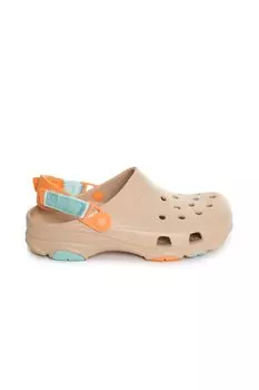 Классические вездеходные сабо Crocs, хаки