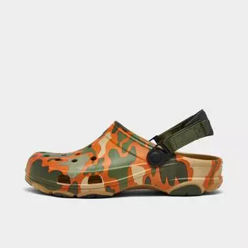 Классические вездеходные сабо Crocs, камуфляж