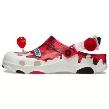 Классические вездеходные сабо IT Crocs, красный/белый