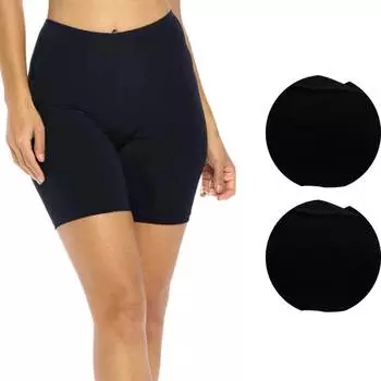 Классические влагоотводящие шорты-комбинации 6 дюймов, 2 шт. в упаковке Master, черный