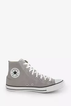Классические высокие спортивные кроссовки Chuck Taylor Converse, серый