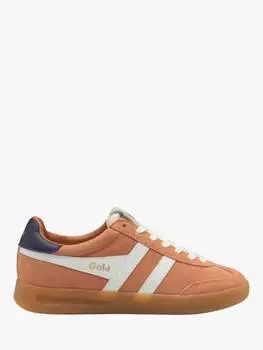 Классические замшевые кроссовки cyclone Gola, цвет Terracotta/Off White
