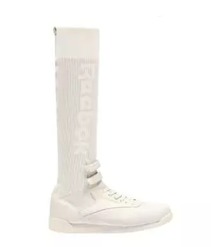 Классические женские кроссовки Freestyle Hi Ultraknit на туфлях белого цвета BS8666 Reebok, бежевый