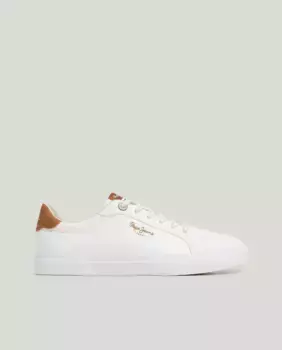 Классические женские кроссовки на чашечной подошве Pepe Jeans, белый