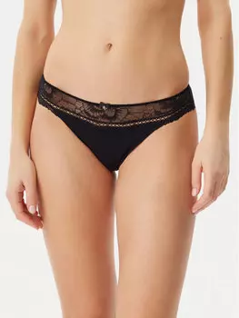 Классические женские трусы 31207 Selmark, черный