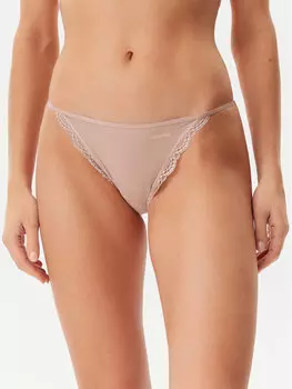 Классические женские трусы LV00QD5269 Calvin Klein Underwear, бежевый