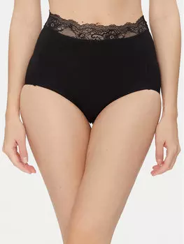 Классические женские трусы с высокой талией 19061 Ysabel Mora, черный