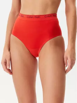 Классические женские трусы с высокой талией LV00QF8282 Calvin Klein Underwear, красный