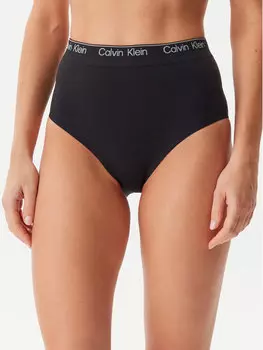 Классические женские трусы с высокой талией LV00QF8282 Calvin Klein Underwear, черный