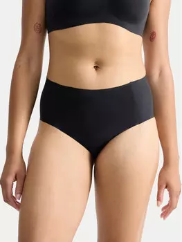 Классические женские трусы с высокой талией Zero Feel 10217759 Sloggi, черный