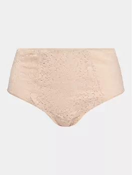 Классические женские трусы с завышенной талией Chantelle, бежевый