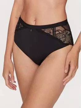 Классические женские трусы с завышенной талией Chantelle, черный