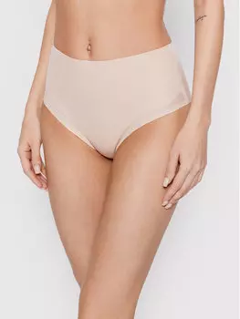 Классические женские трусы с завышенной талией Chantelle, бежевый