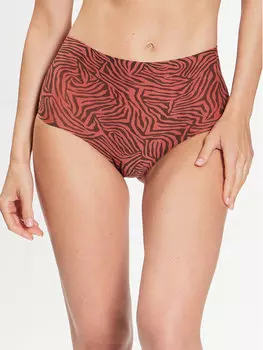 Классические женские трусы с завышенной талией Chantelle, красный