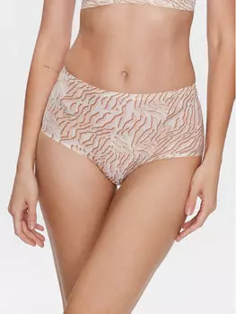 Классические женские трусы с завышенной талией Chantelle, бежевый