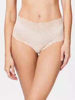 Классические женские трусы с завышенной талией Chantelle, бежевый