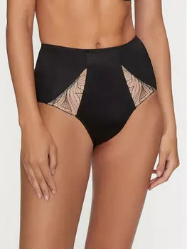 Классические женские трусы с завышенной талией Chantelle, черный