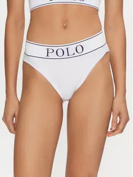Классические женские трусы с завышенной талией Polo Ralph Lauren, белый