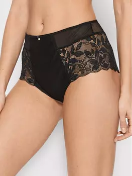 Классические женские трусы с завышенной талией Selmark, черный