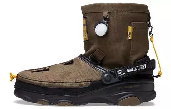 Классические зимние ботинки Crocs сабо унисекс