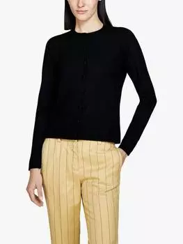 Классический эластичный кардиган SISLEY, черный