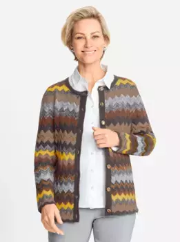 Классический ажурный кардиган Classic, антрацит