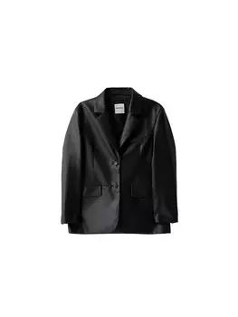 Классический блейзер Bershka Blazer, черный