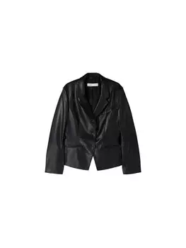 Классический блейзер Bershka Blazer, черный