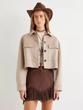 Классический блейзер Koton Blazer, бежевый
