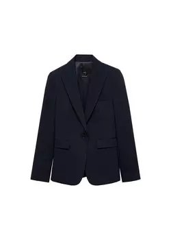 Классический блейзер MANGO Blazer Boreal, темно-синий