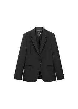 Классический блейзер MANGO Blazer Jordan, черный