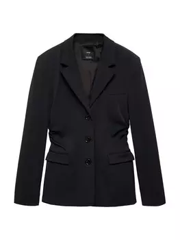 Классический блейзер MANGO Blazer Ka, черный
