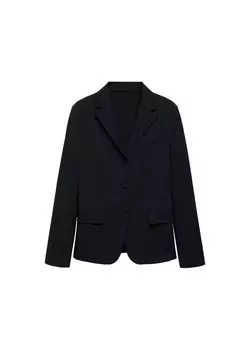 Классический блейзер MANGO Blazer roma, черный