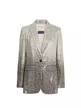 Классический блейзер Marks & Spencer Blazer, серебряный