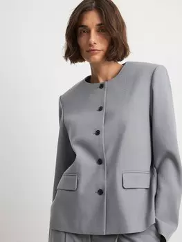 Классический блейзер NA-KD Blazer, серый