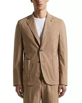 Классический блейзер Regular Fit Peserico, коричневый/бежевый