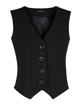 Классический блейзер Trendyol Suit Vest, черный