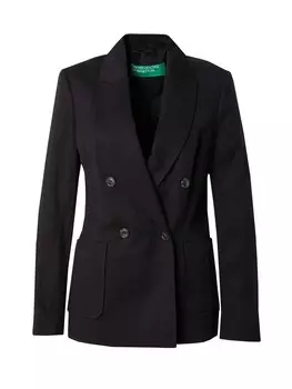 Классический блейзер UNITED COLORS OF BENETTON Blazer, черный