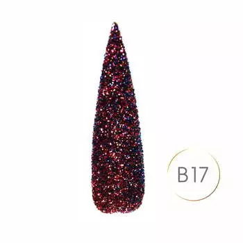 Классический блеск для украшения ногтей – B17., SUNFLOWER