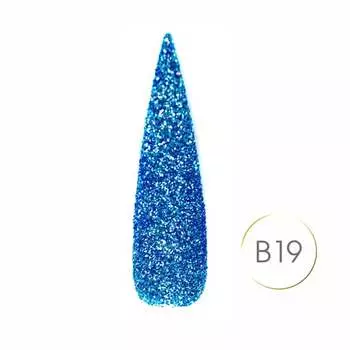 Классический блеск для украшения ногтей – B19., SUNFLOWER