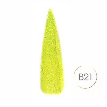 Классический блеск для украшения ногтей – B21., SUNFLOWER